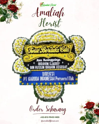 Papan Bunga Duka di Rumah Duka Rs Santo Borromeus