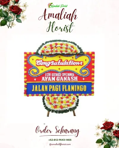 Bunga Papan Congratulation di Rumah Duka Rs Santo Borromeus